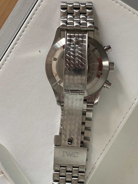 IWC Pilot Flieger Chronograph automatic IW3706 Swiss barbatesc