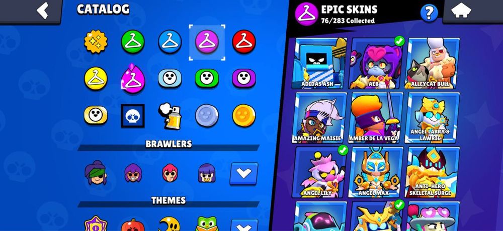 Аккаунт Brawl Stars с 2019 года