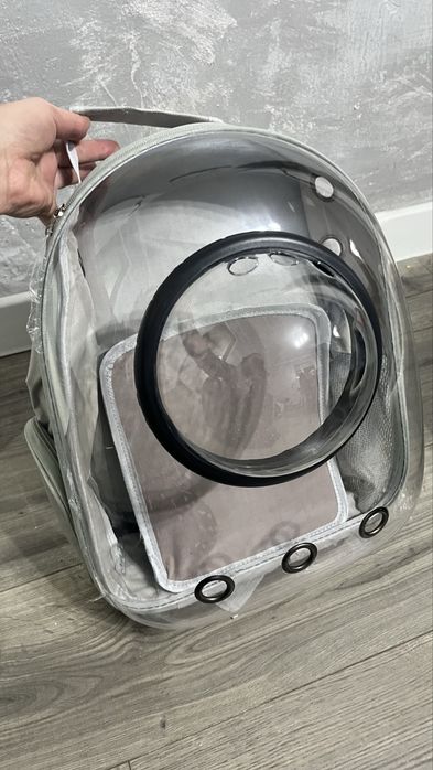 Теплый ледак для кошек и сумка