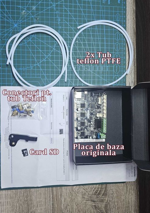 Imprimanta Creality 3d Ender-3 DIY 3D cu Silent Board, Varf 0.4 nou,