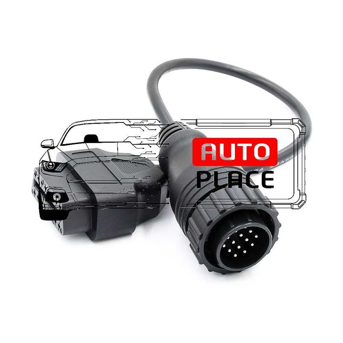 Кабел / Преходник / Адаптер за Mercedes 14 Pin Atego Delphi Атего