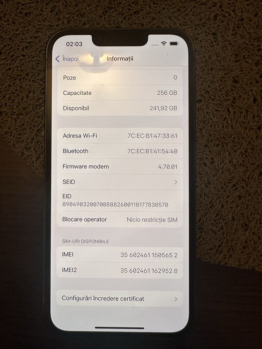 Iphone 13 Pro 256 gb