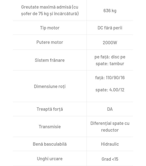 Triciclu electric