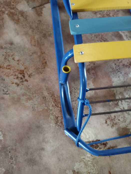 Санки детские синие