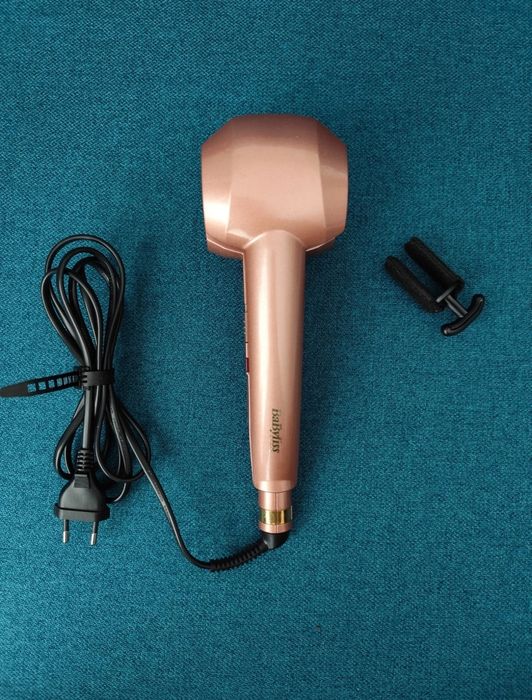 Ondulator BaByLiss Automat Curl Secret Elegance, 2 trepte de temperatura, Rose Gold