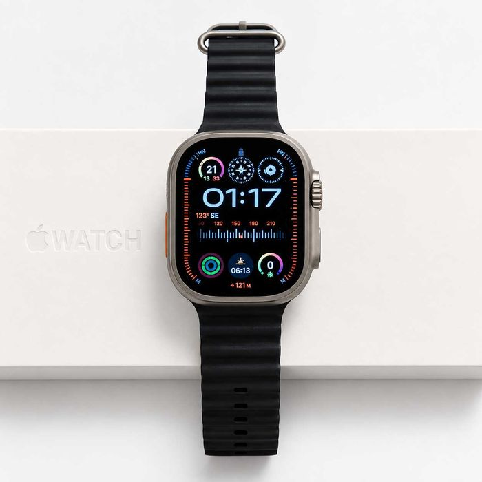 Apple Watch Ultra 2 GPS + Cellular Titanium 49mm | Ca nou | Cutie + Accesorii