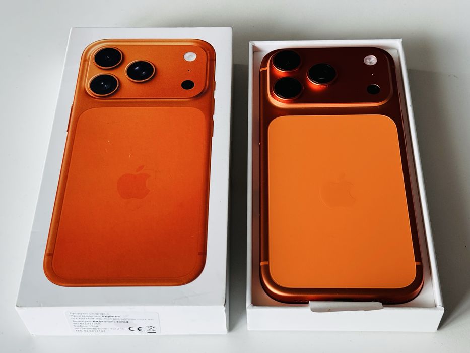 НОВ! Iphone 17 Pro 256GB Orange 100% Батерия! Гаранция 1 година