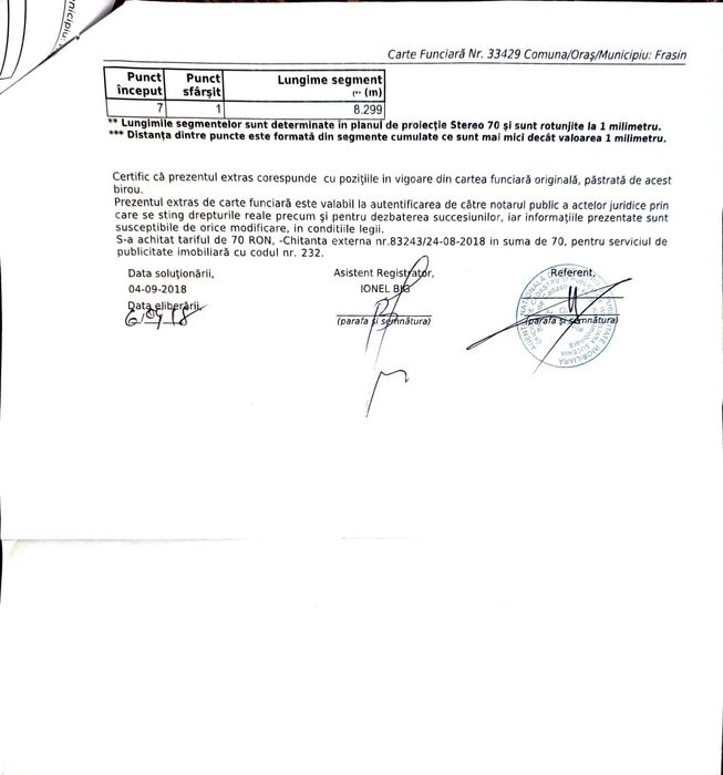 Teren 3930 mp Bucsoaia - Gura Humorului