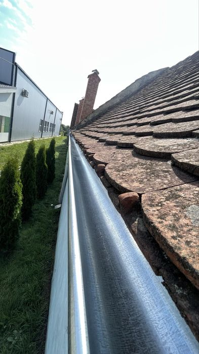 Jgheaburi burlane din tabla horn de inox la casa