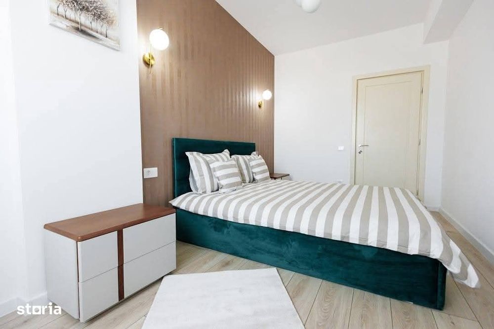 Se închiriază apartament 3camere bloc nou loc parcare curte interioara