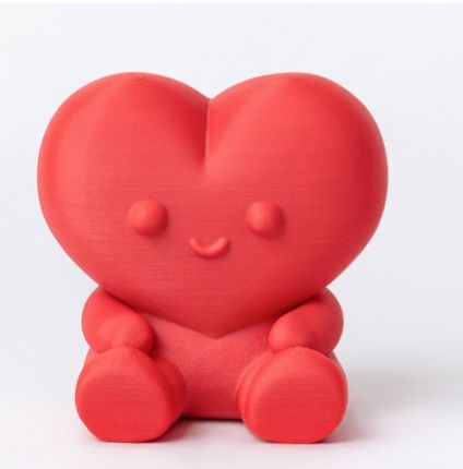 3D мишка с сердцем подарок девушке | 3D печать