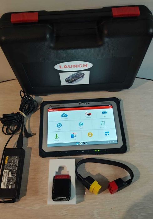 Tester Auto Launch X431 + Tableta Militara Antisoc Panasonic i5 8/256Gb SSD 4G 10.1 inch, Full soft auto instalat Turisme Si Autoutilitare, update zi