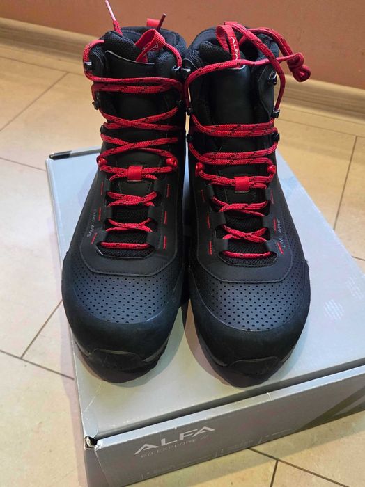 Мъжки туристически обувки ALFA Lyng A/P/S - черни - EU44 / UK 10