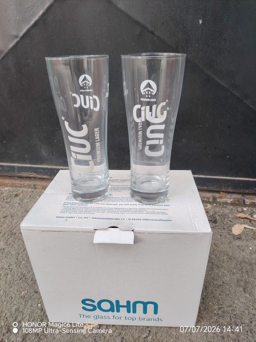 Pahare Ciuc 400 ml set 6 bucăți noi