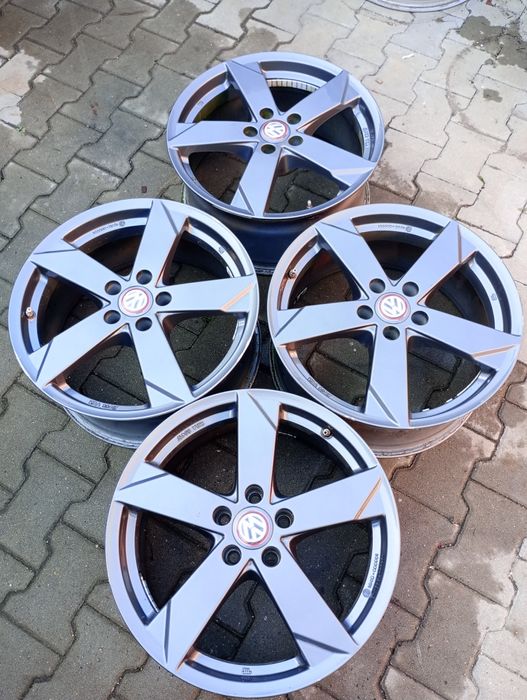 4 jante 5x112 R18 originale w passat cc b7 b8 golf 5 6 7 Turan Tiguan