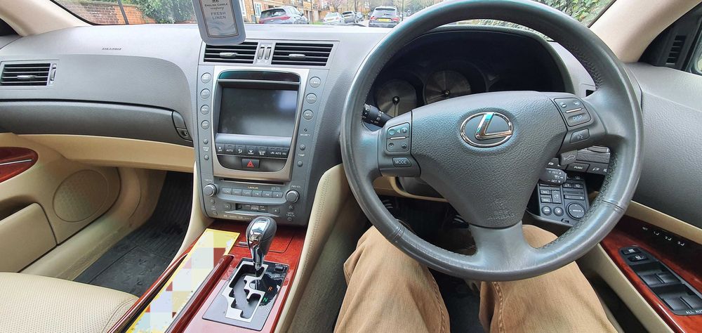 Lexus GS 450h Scaune bancheta interior tapiserie piele crem bej