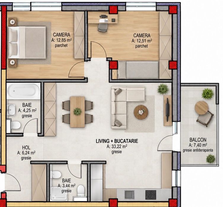 Apartamente BYE RESIDENCE Cluj Valea Chintaului