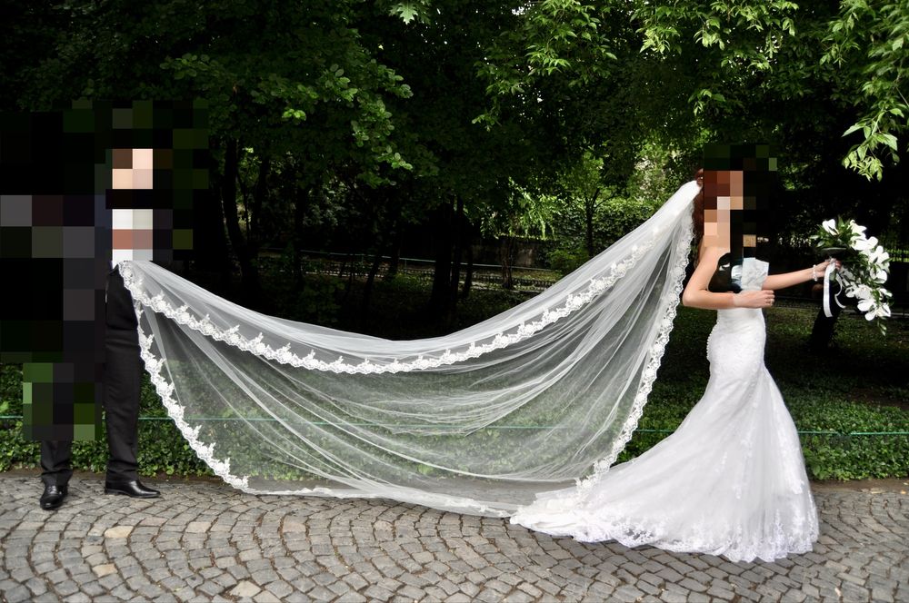 Voal mireasa yvoire, 3,5 m