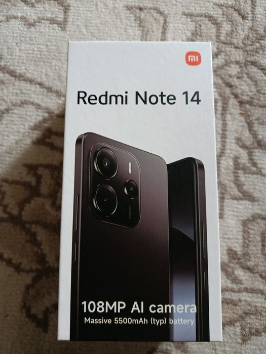 Redmi note 14 xotira 8+8/256