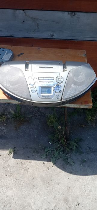 Кассетный и сд,дисковый магнитофон, PANASONIC