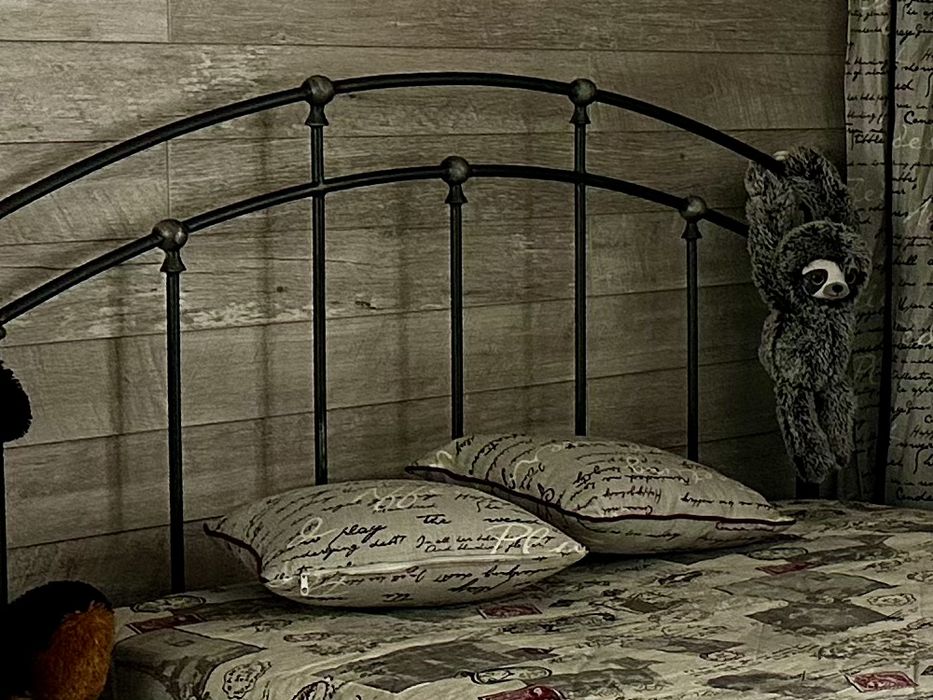 Легло ковано желязо 120/200 с матрак и топ матрак