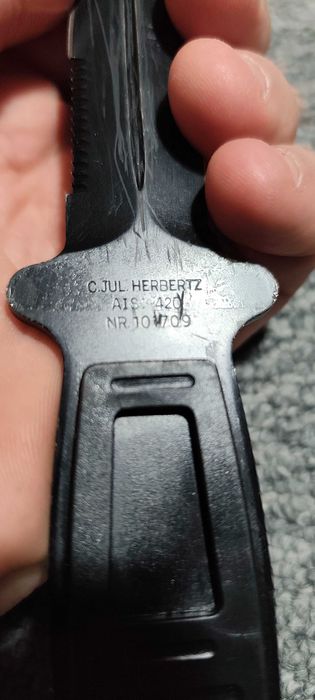 cuțit de scufundare C.Jul. Herbertz Solingen