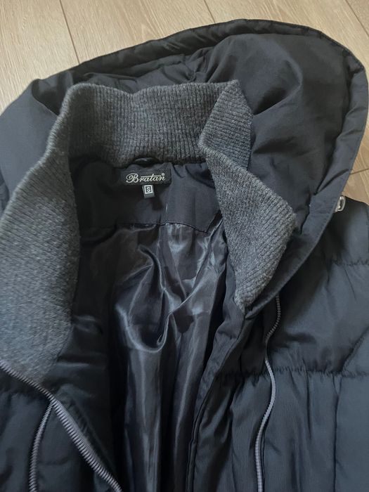 Черно дълго яке Bratan s