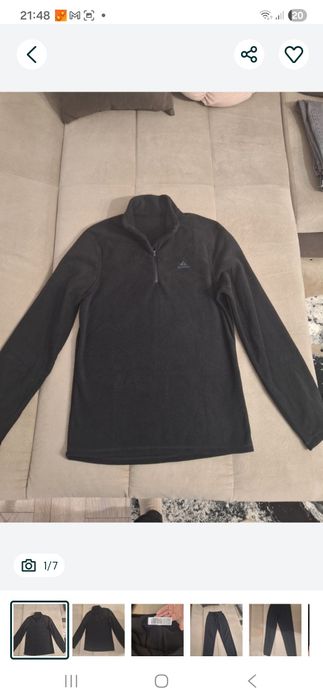 Pulover dechatlon(nou)+pantaloni trening Nike,12-13 ani