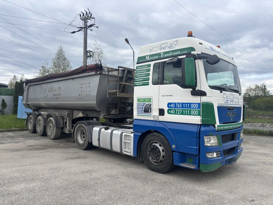 Ansamblu basculabil Man TGX + bena Schmitz stare f. buna
