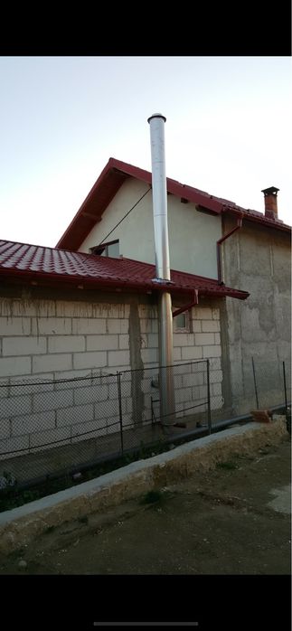 Construim seminee din silicat de calciu, cos de fum inox dublu izolat