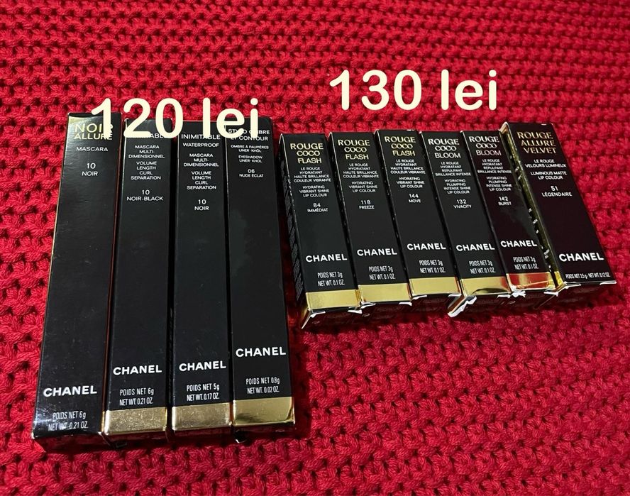 Mascara creion de ochi si ruj chanel noi