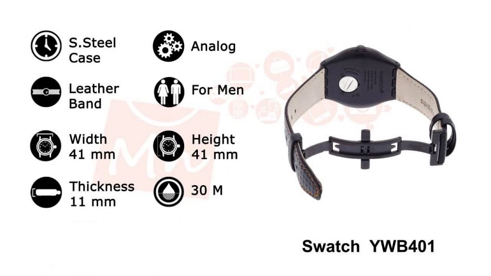 Swatch Carbonata YWB401