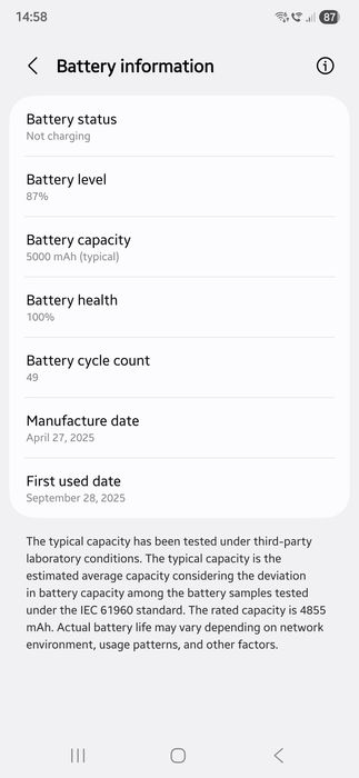 Samsung S25 Ultra 256GB, ca nou, Titanium SilverWhite, garantie