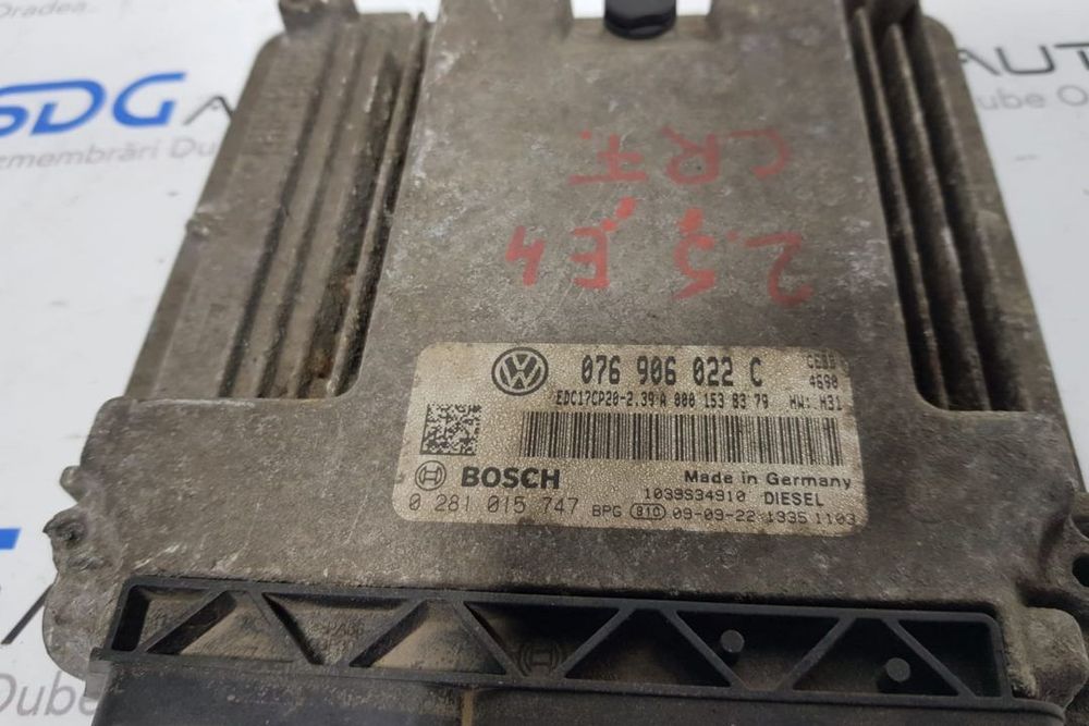 Calculator motor ECU 076906022c Volkswagen Crafter 2.5 2006-2012 Euro 4
