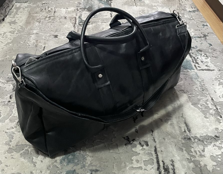 Geanta de voiaj/transport/sala/gym/travel bag din piele naturala