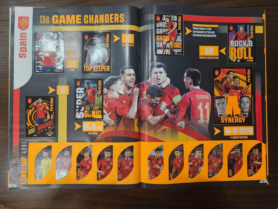 Албум за стикери World Class 2024, 100% Попълнен, Перфектно състояние!