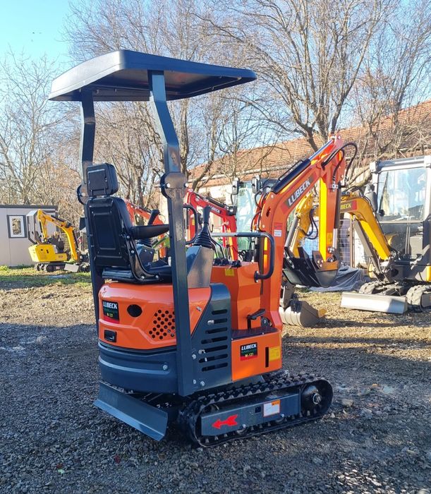 Excavator~ NOU~ Lubeck W121 1.2 tone motor KUBOTA Livrare la domicilu
