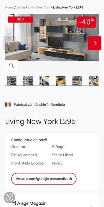 Mobila living LEMS - model NEW YORK
