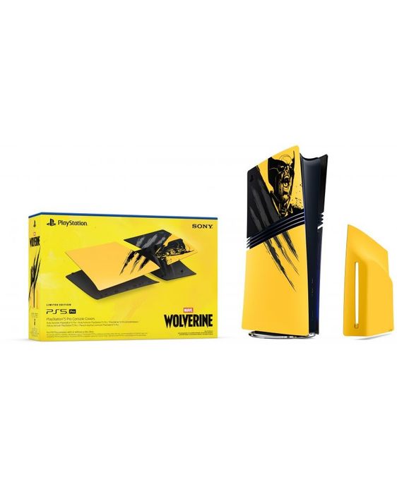 Панели за конзола PlayStation 5 Pro – Marvel’s Wolverine Battle Yellow Limited Edition