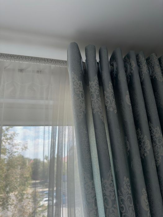 шторы, тюль, карниз