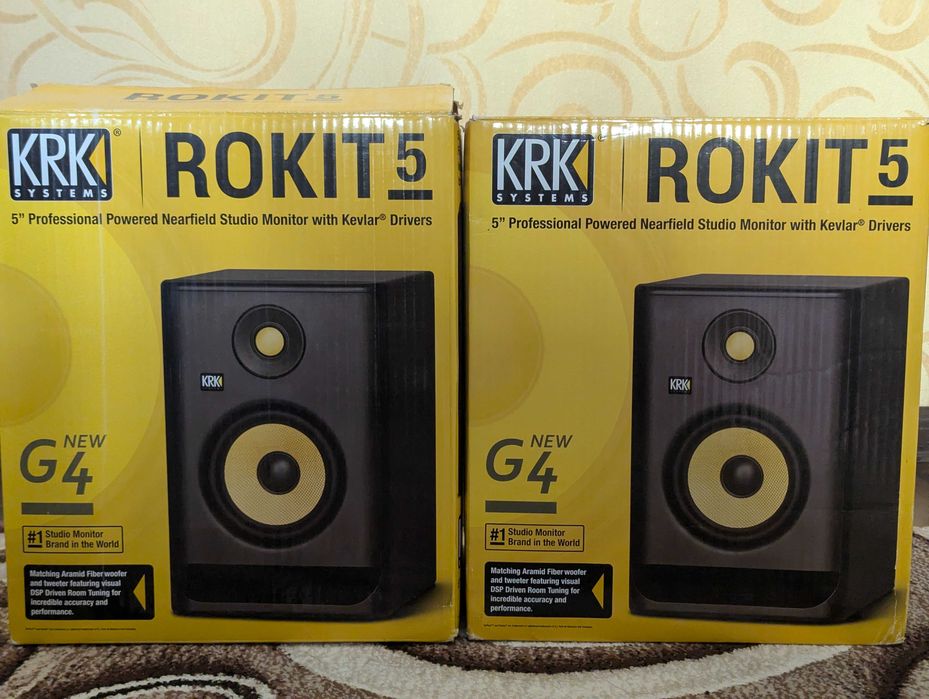 KRK Rokit RP5 G4 — профессиональные студийные мониторы (пара)
