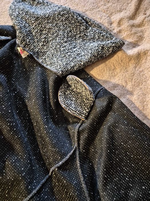 Rochie tricotată cu croială evazată și guler înalt, marimea XXL