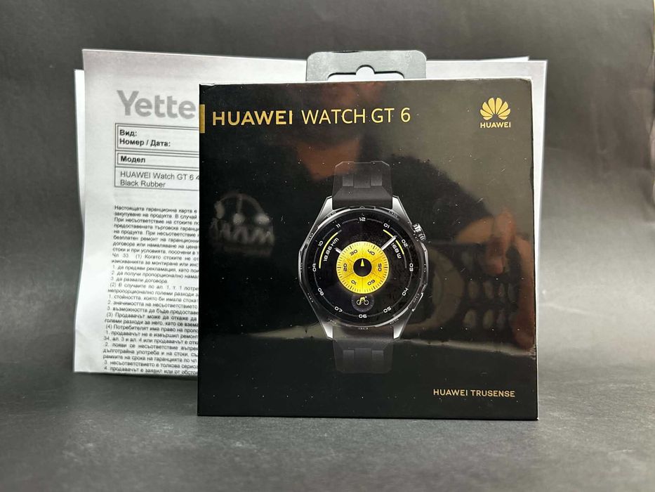 HUAWEI watch GT 6 46mm Black / Запечатан / Гаранция