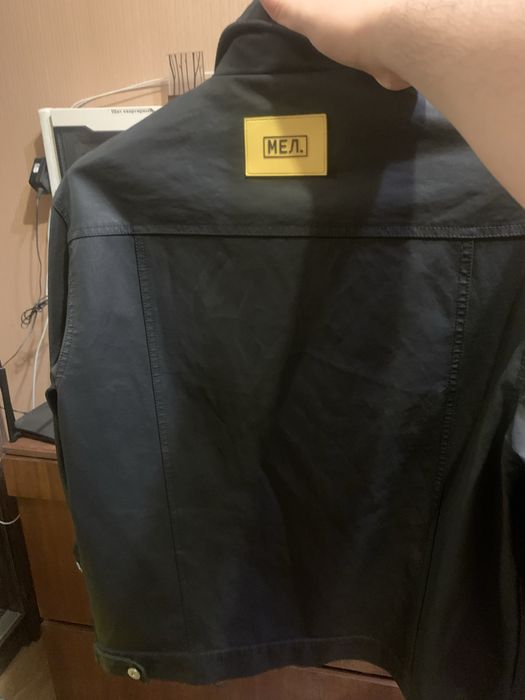 Кожанная ветровка