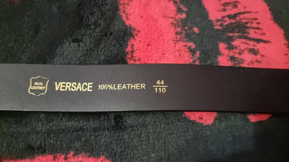 Ремень Versace M-L кожа любой размер