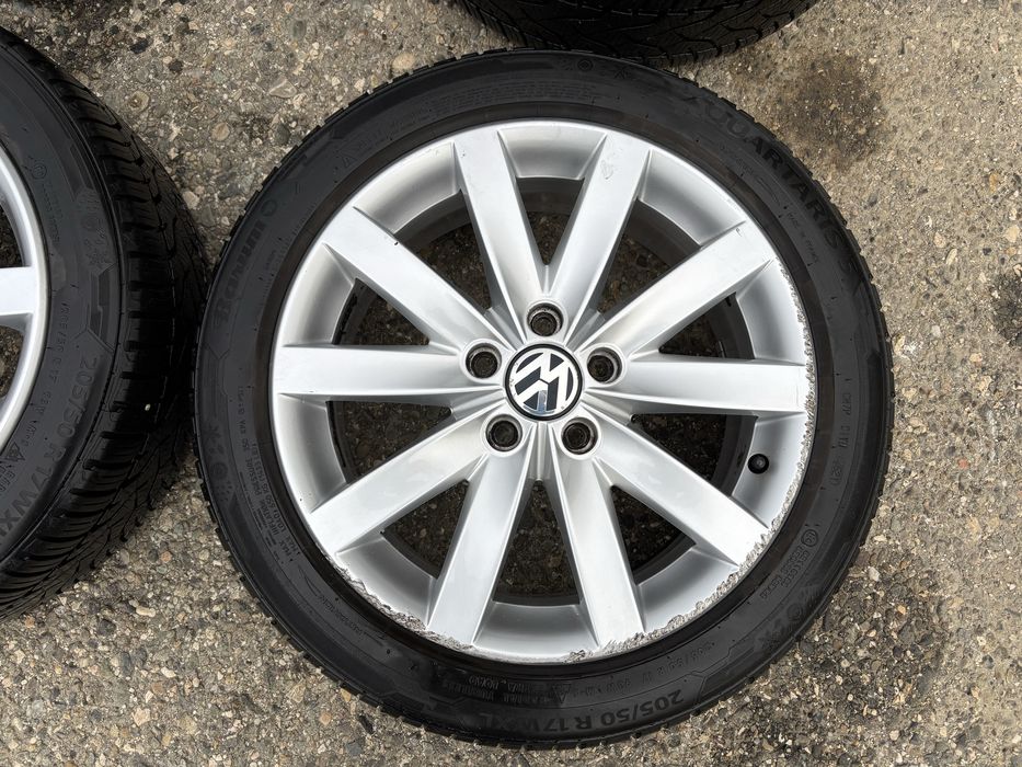 Jante 5x112 cauciucuri M+S All Season 205 50 R17 VW Passat CC Golf 7