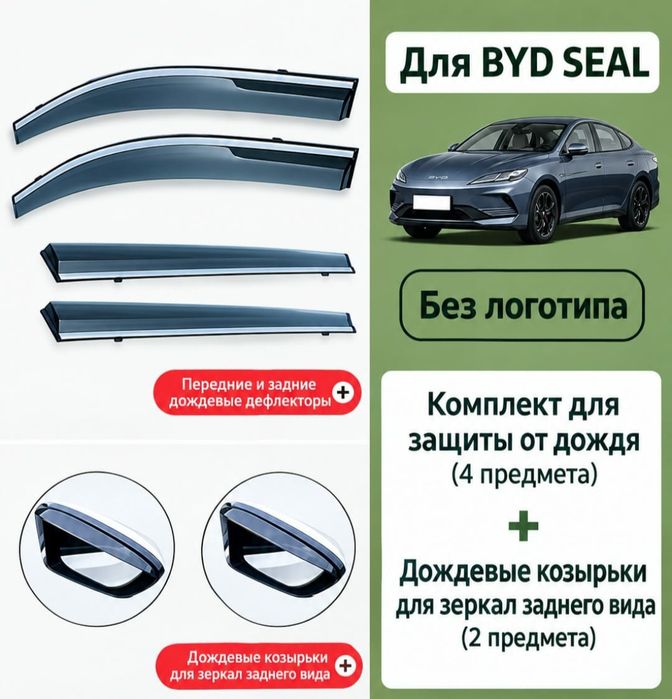 Дефлекторы на BYD seal05(новые)