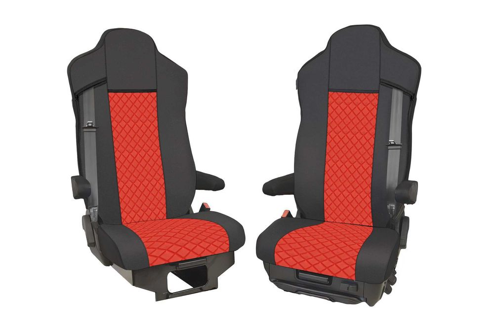 Тапицерия LKW подходяща за Ивеко S-Way, след 2021г. , Червена