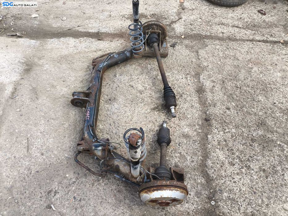 Punte Spate Completa cu Fuzeta Fuzeta pe Tambur Tamburi Smart Fortwo 0.6 Benzina 1998 - 2006 Cod [L3846]