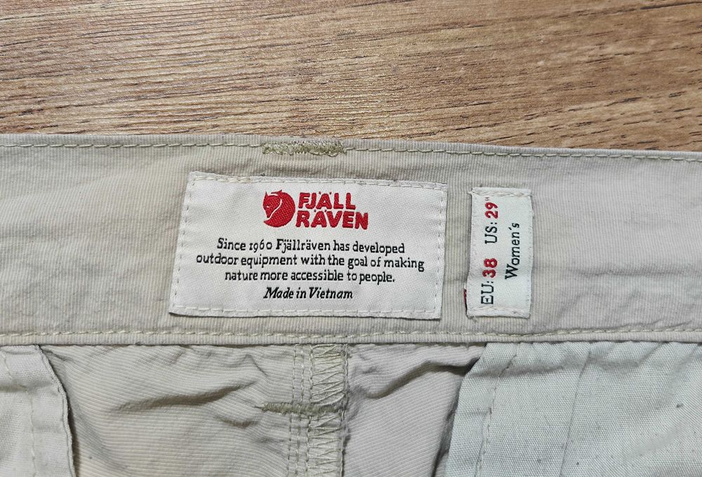 FJALLRAVEN Оригинални 7 / 8 дамски панталони размер 38  /  М